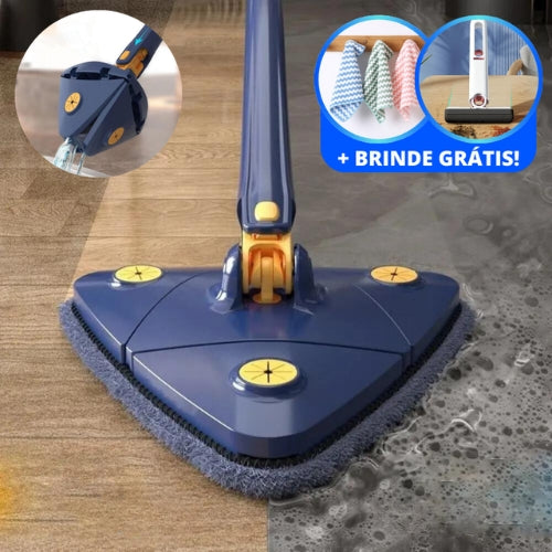 Mop de Limpeza Giratório + Brinde Grátis!